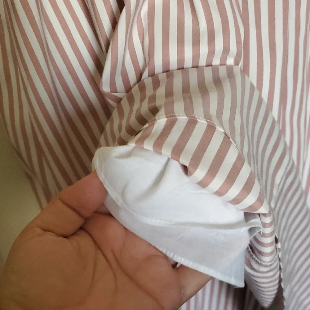 Avec Les Filles Pink and White Striped Dress - Picture 5 of 10